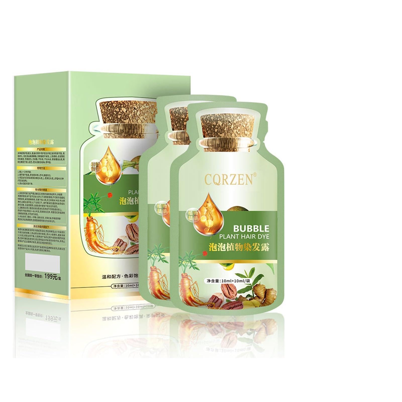 Axnzp Huang Yi chestnut brown bubble dye foam for even, natural-looking color