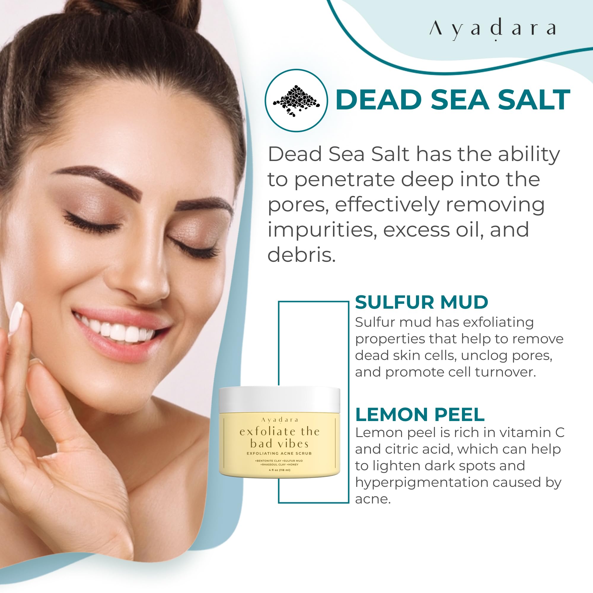 AYADARA Honey Aloe soothing formula on skin