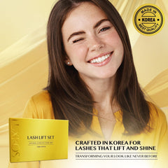 AYASAL Lash Lift Kit step 3 pouch ensures tidy, controlled finishing for best curls.