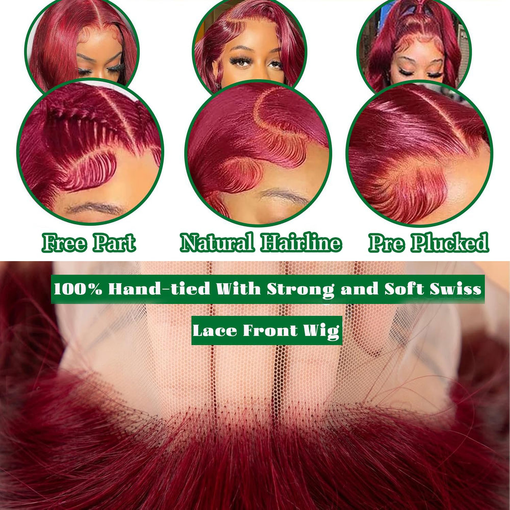 AYNISS V WIGS 13x6 lace front transparent lace enables seamless parting and cool wear.