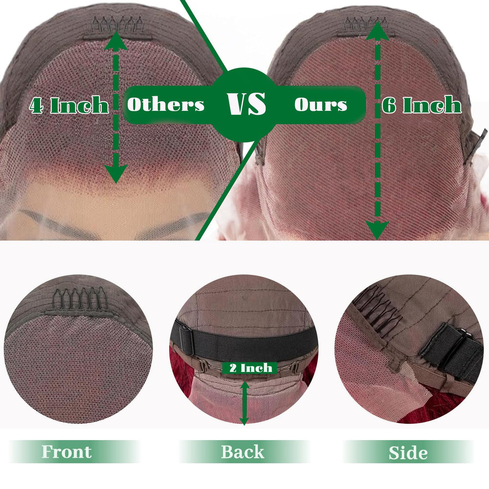 AYNISS V WIGS Adjustable cap ensures a comfortable fit for different head sizes.