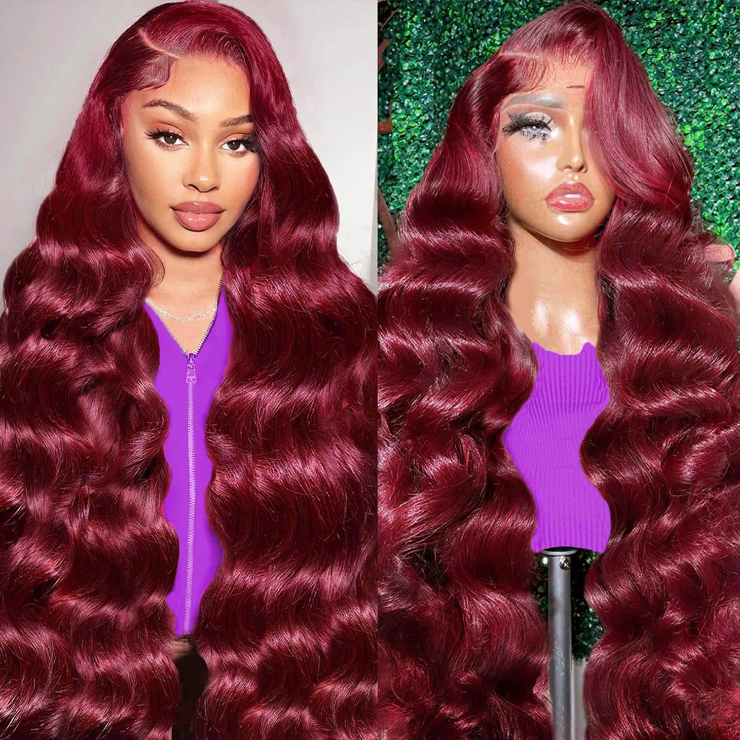 AYNISS V WIGS Pack includes wig cap and headband for quick wear.