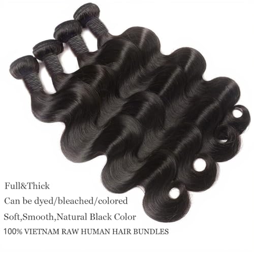 Ayolvou 12A Brazilian body wave bundle 22-inch with dramatic length and gloss