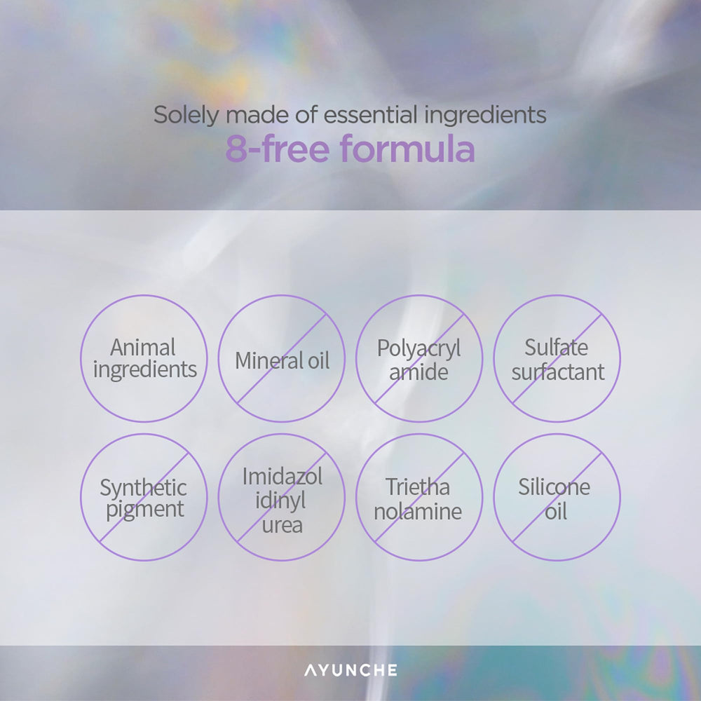 AYUNCHE Derma Calming Shampoo ambience evokes Korean salon-inspired calm.