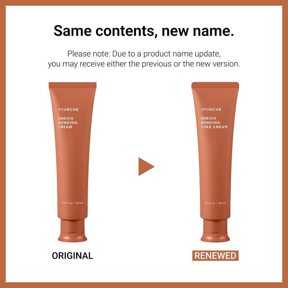 AYUNCHE Enrich Bonding Leave-In Cream cloud-light texture for weightless, airy hair.