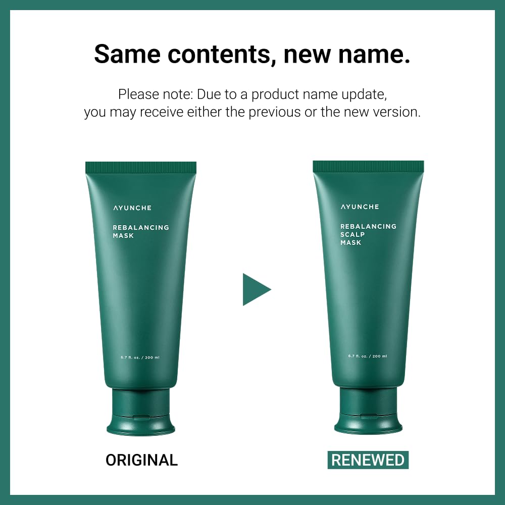 Close-up texture of AYUNCHE Rebalancing Hair Mask showing creamy, lightweight conditioning