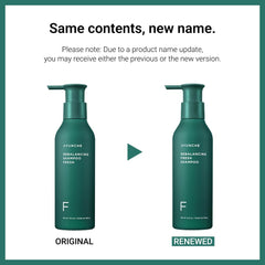 AYUNCHE Rebalancing Shampoo dense foam demonstrates thorough cleansing