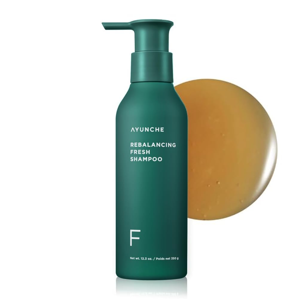 AYUNCHE Rebalancing Shampoo Fresh bottle pour for oil control on oily scalp
