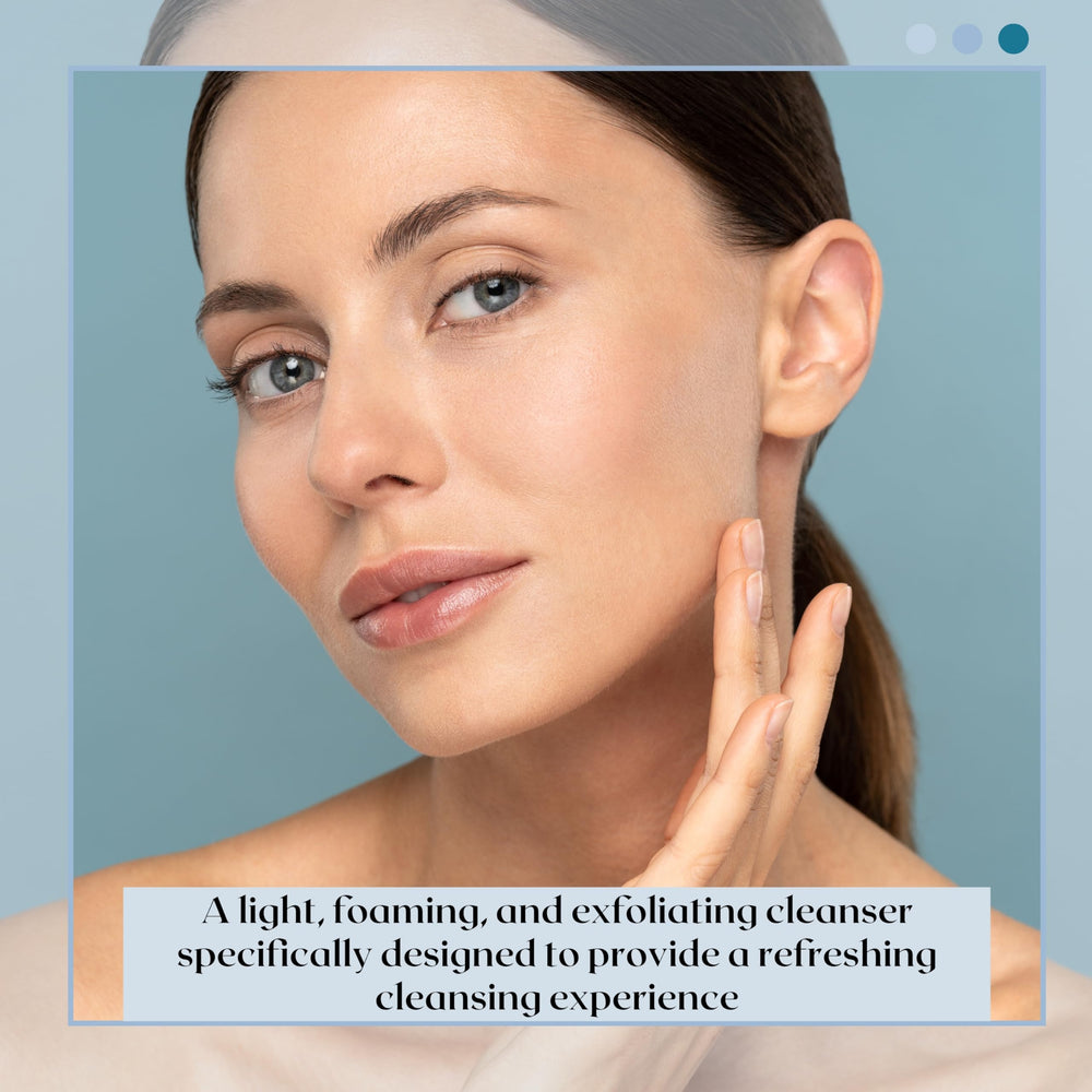 AYUR MEDIC Anti-Blemish Wash foam lather provides a refreshing daily cleanse.