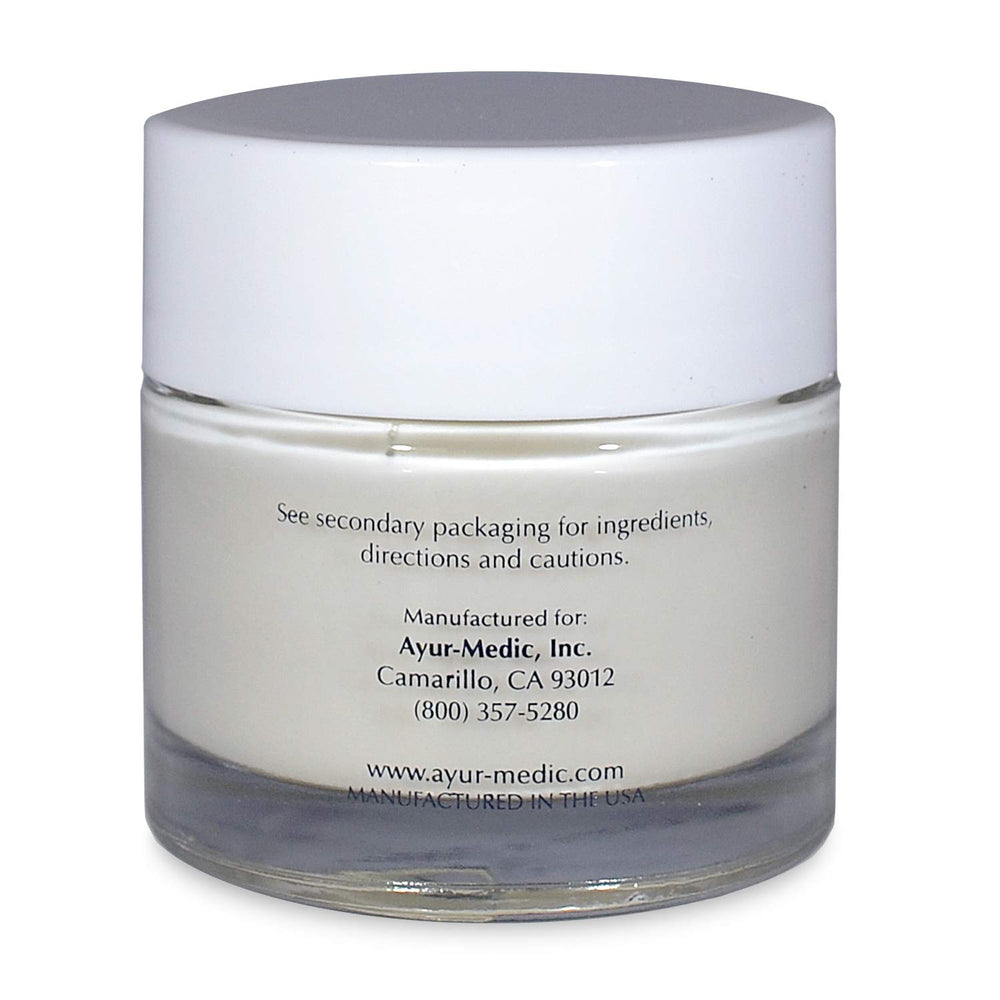 Ayur Medic neck-chest-cream-closeup shows creamy texture ideal for neck area.
