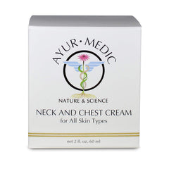 Ayur Medic neck-chest-cream-hydroxyproline-c close-up highlights collagen-friendly environment.