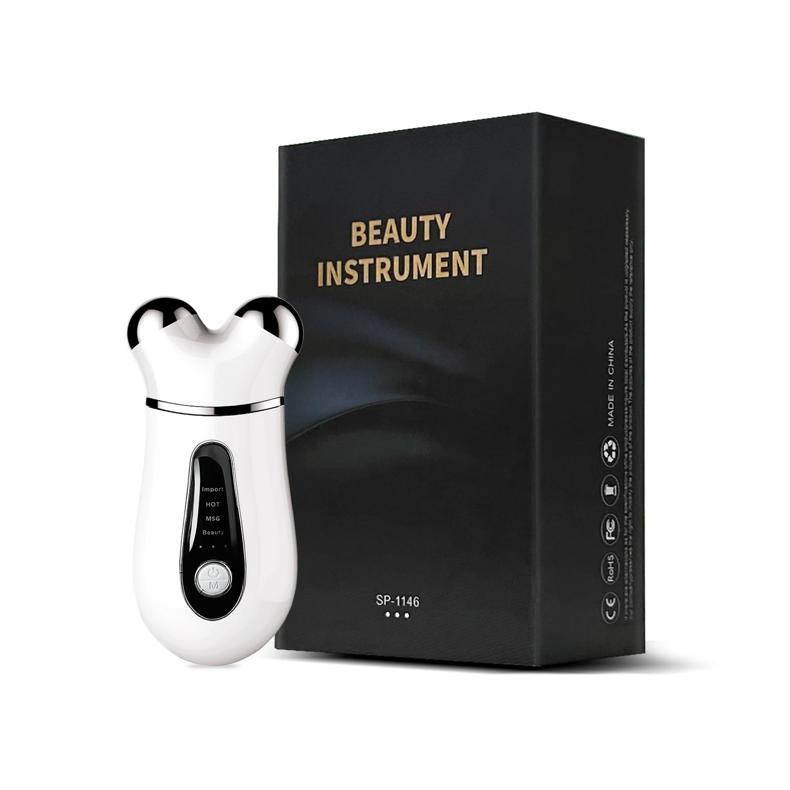 AYYHG Microcurrent Face Device front view for quick daily lifting and contouring.