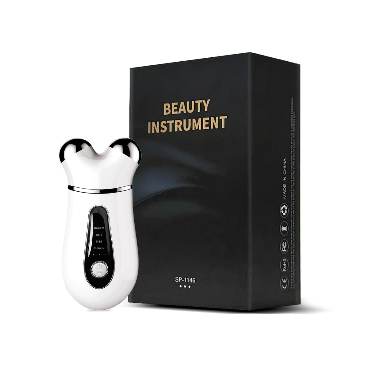 AYYHG Microcurrent Face Device front view for quick daily lifting and contouring.