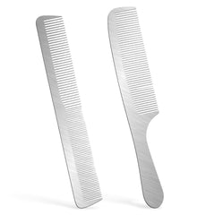 Azefnuhk K1 stainless steel fine-tooth comb for precise detangling and sectioning