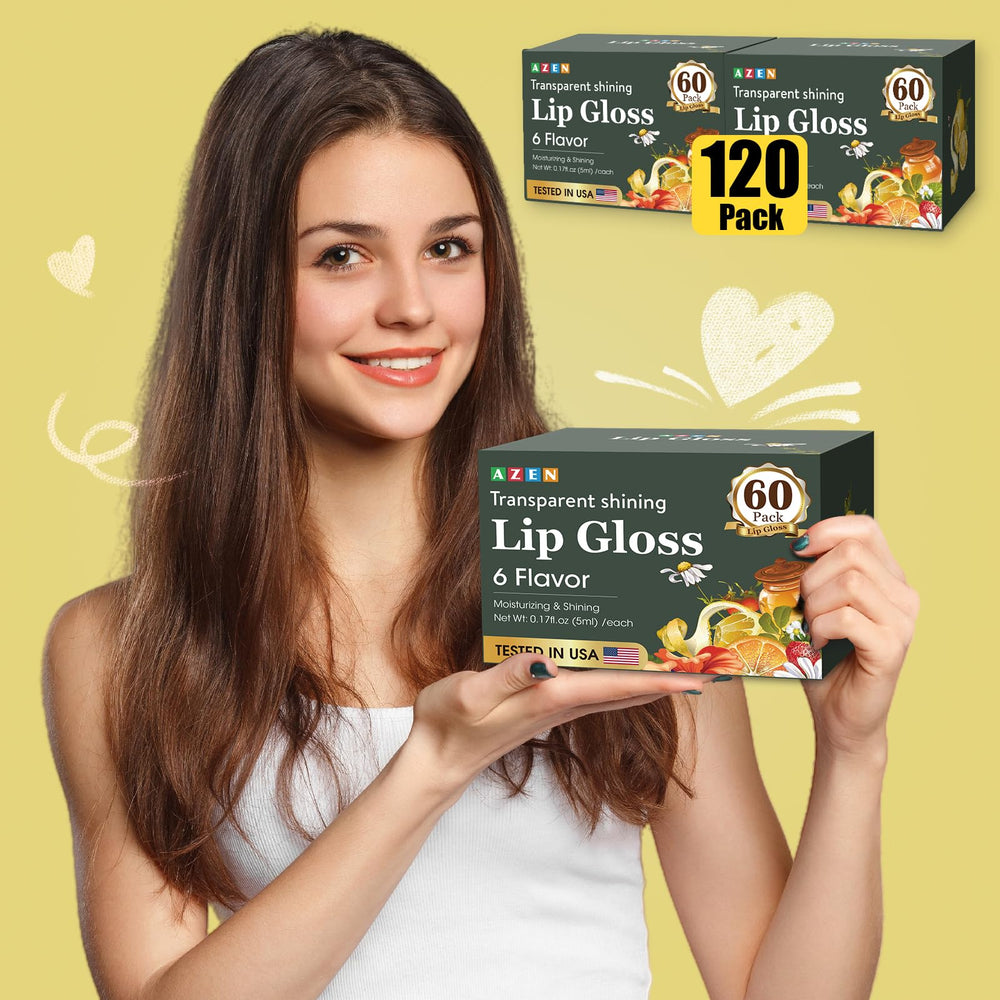 AZEN grape gloss provides rich color and long-lasting gloss for evenings.