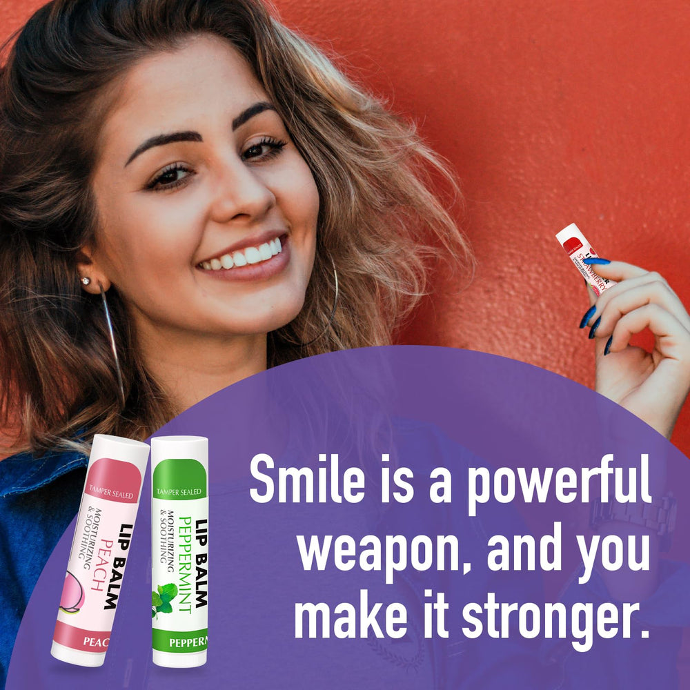 AZEN rose flavor lip balm satin-smooth lips with gentle protection.
