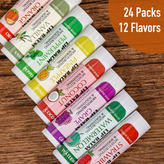 AZEN lip balm watermelon flavor provides refreshing hydration for dry lips.