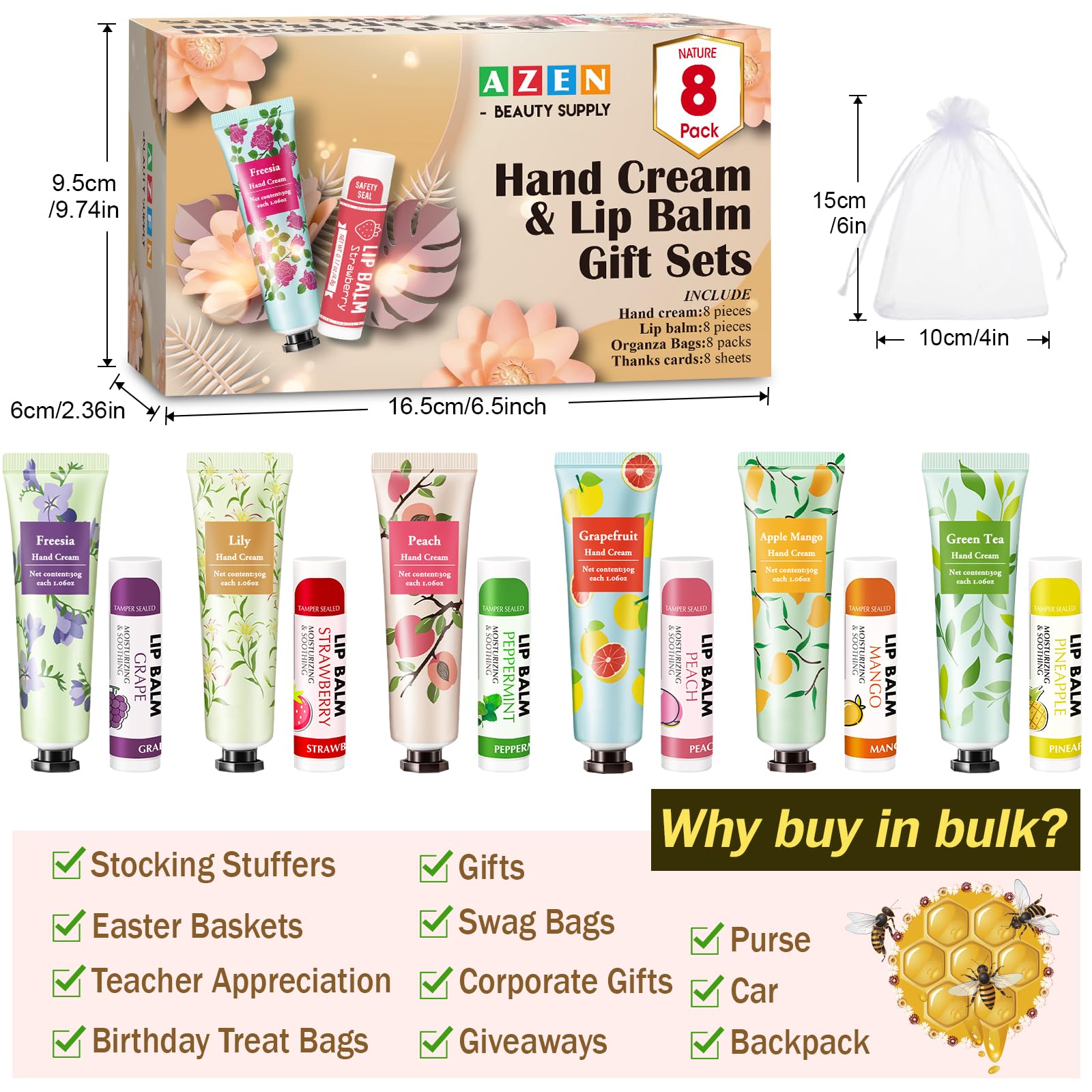 AZEN flavors range of lip balms with fruity and creamy scents