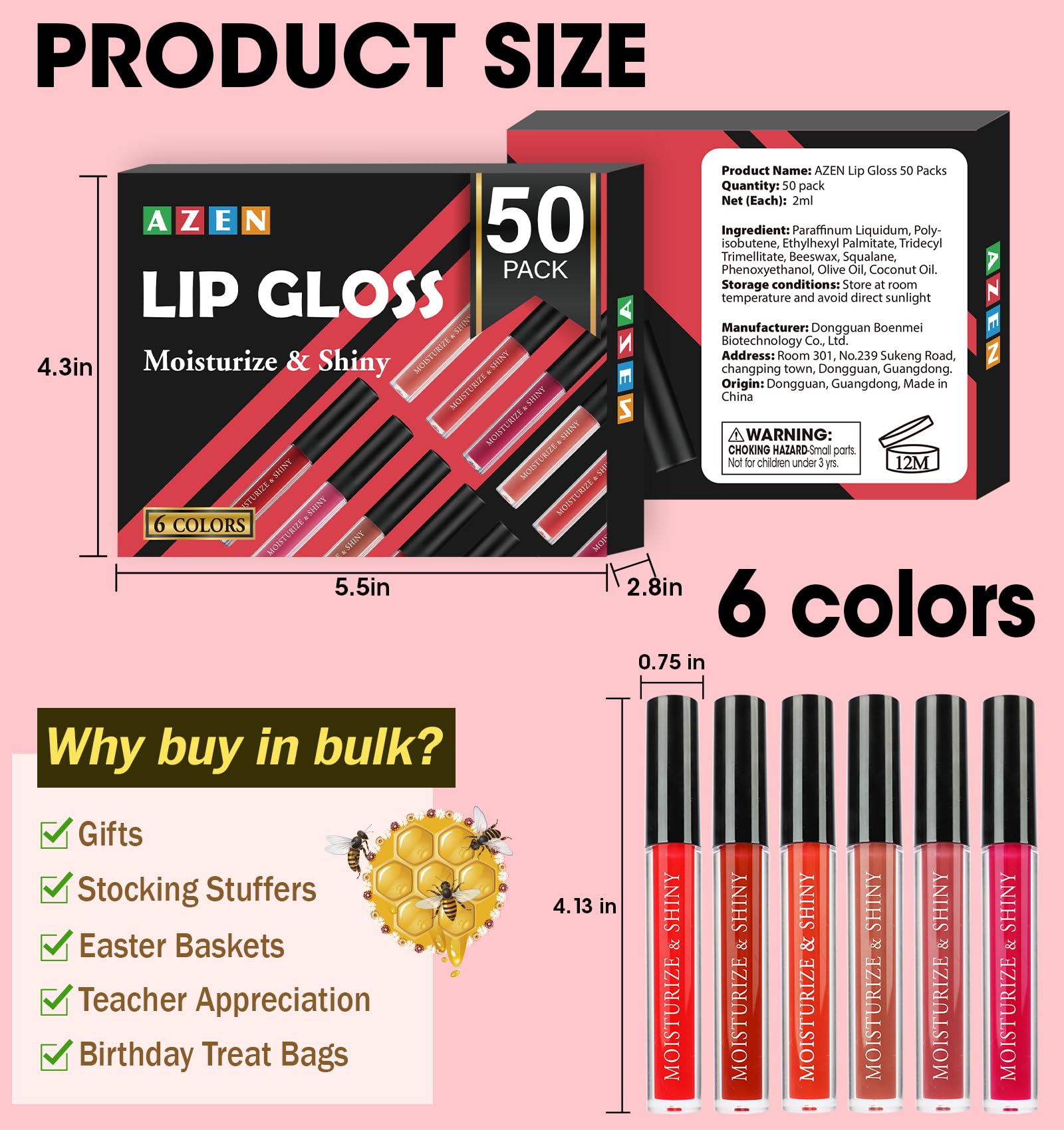 AZEN formula helps counter dry lips with conditioning gloss
