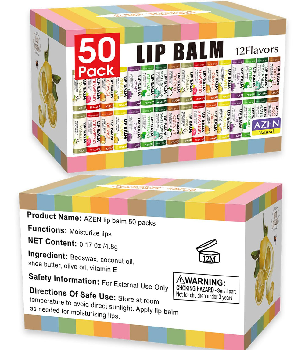AZEN cherry flavor lip balm tube for rich hydration.