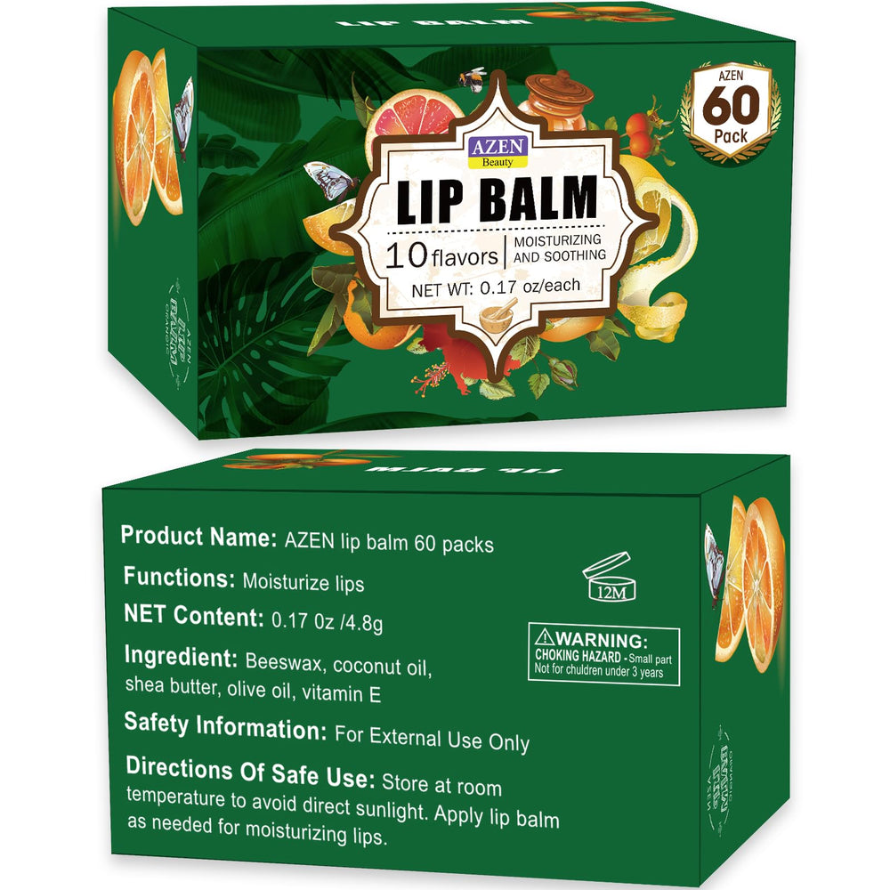 AZEN cherry flavor lip balm adds sweetness and lasting lip care