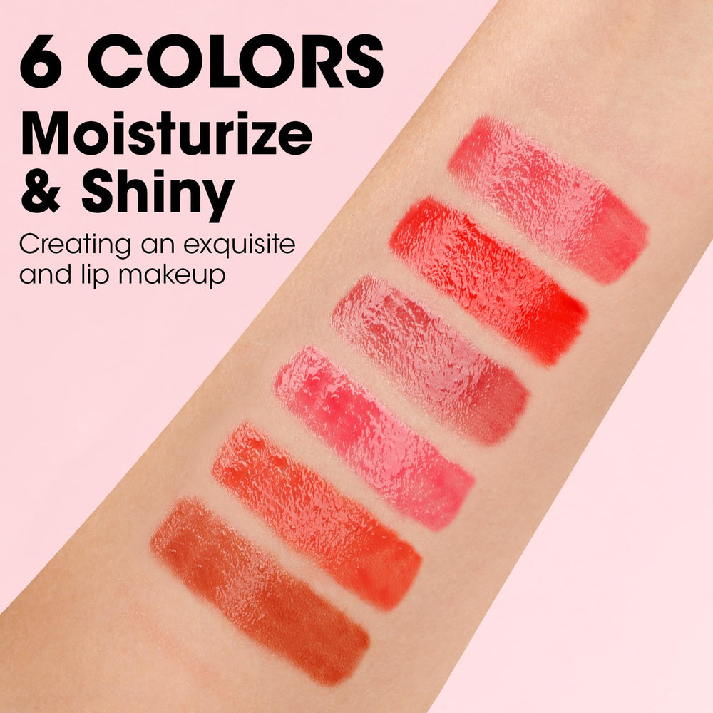 AZEN lip gloss enriched with vitamin E and coconut oil for moisturized lips