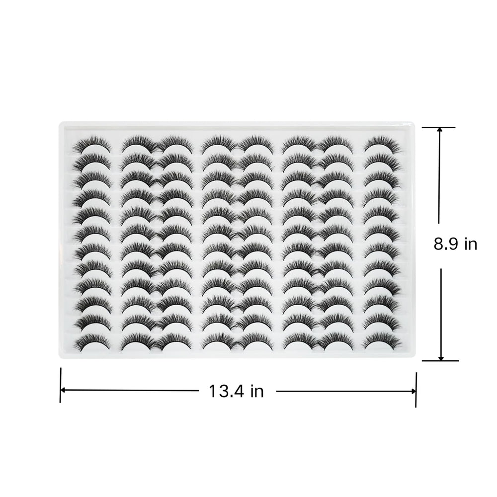 Azenlo 3D fluffy cat-eye lashes add depth and soft volume