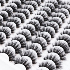 Azenlo 3D fluffy lashes deliver dramatic volume with light, comfortable wear.