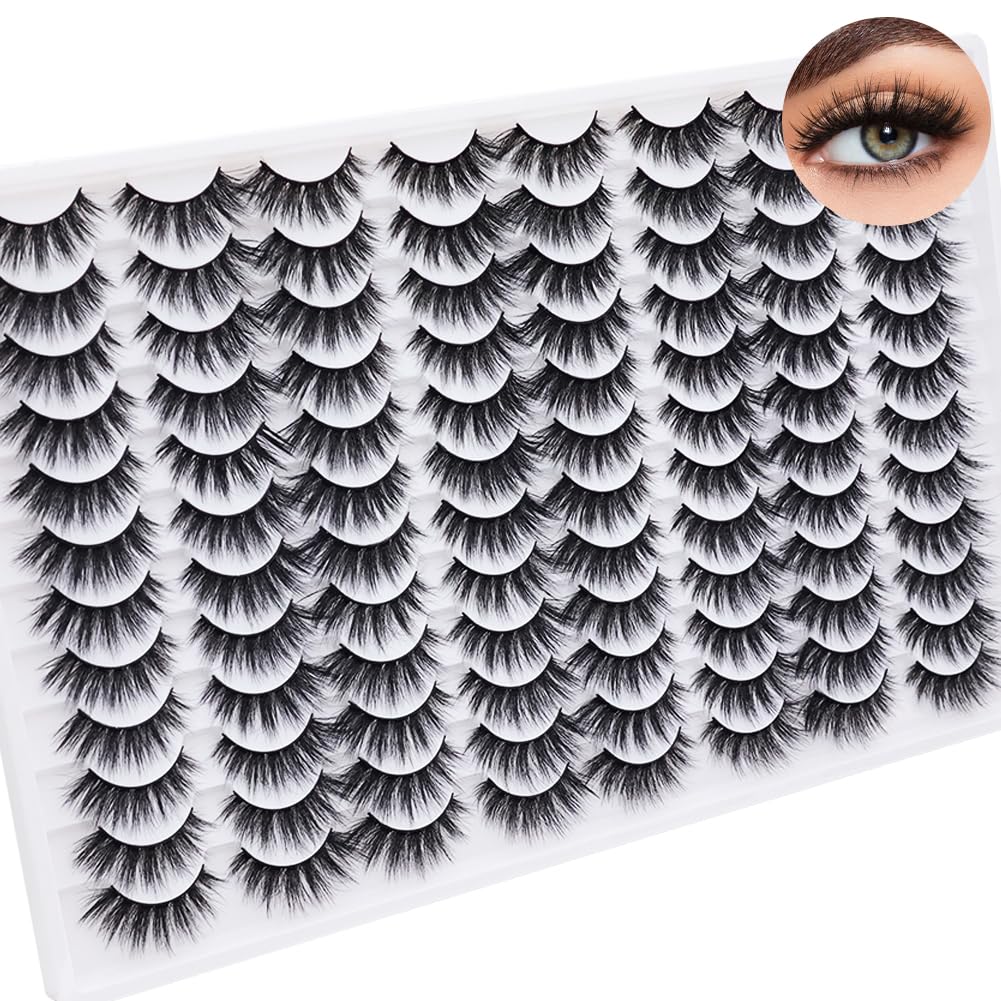 Azenlo 48-pair faux mink lashes offer a luxurious look for daily or special occasions.