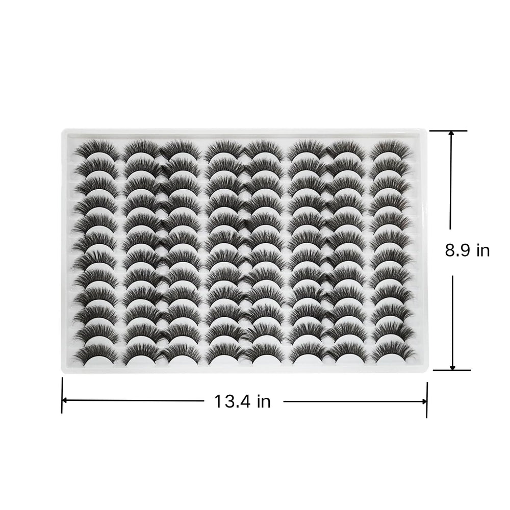 Azenlo beginner-friendly lashes simplify application for quick, neat eye-enhancement.