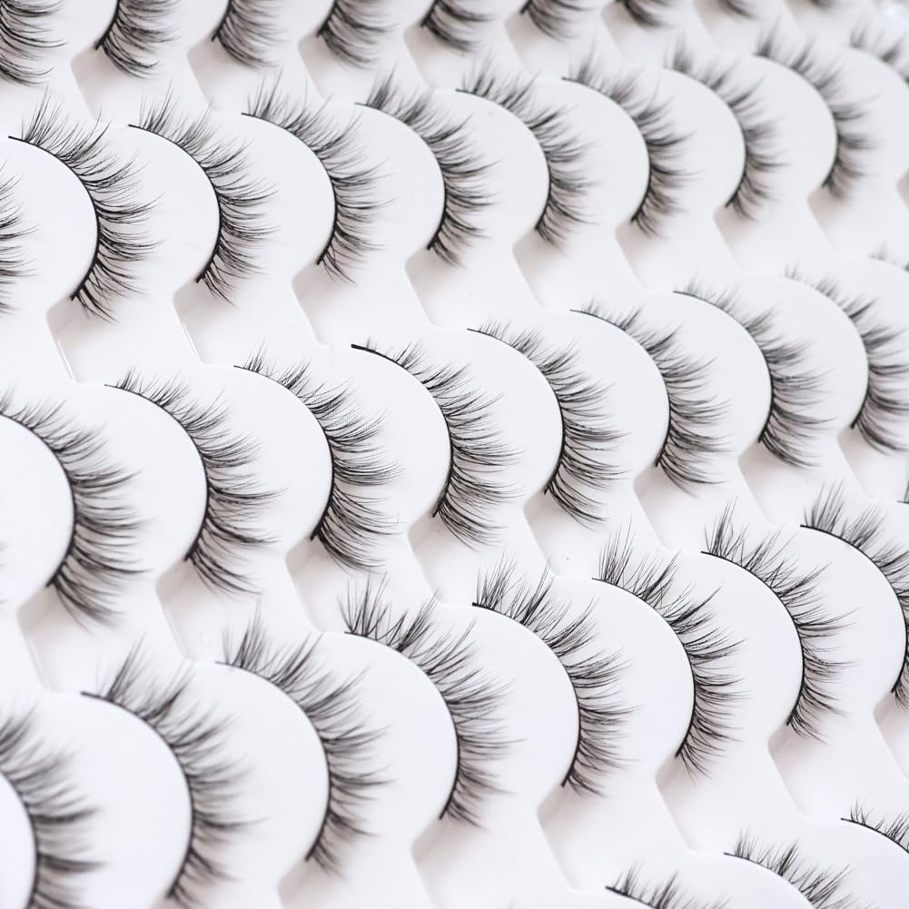 Azenlo bulk 48-pair lashes ideal for bulk orders and wholesale retailers.