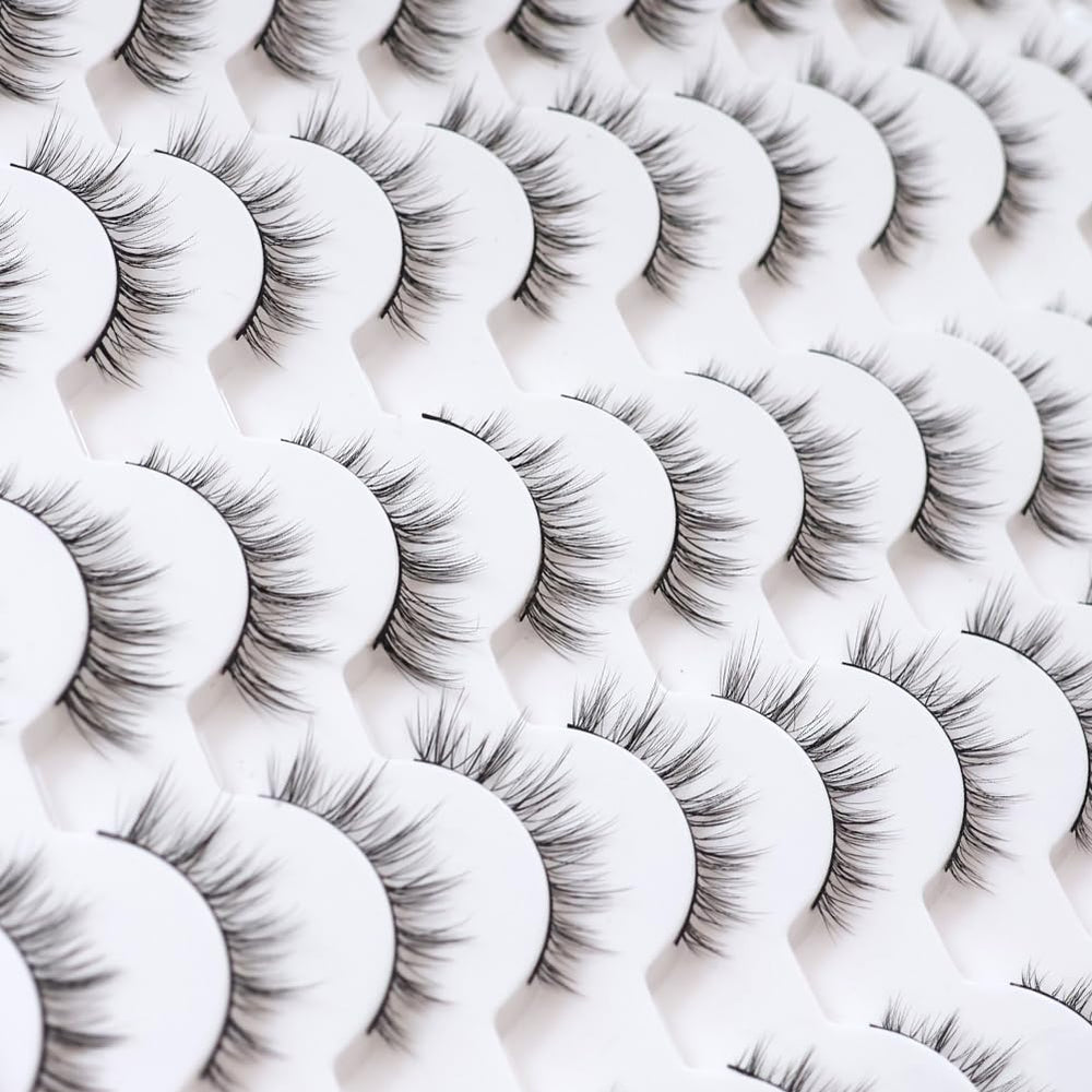 Azenlo bulk 48-pair lashes ideal for bulk orders and wholesale retailers.