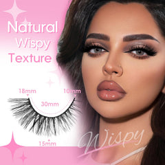 Azenlo lashes with a 1mm cotton band for comfortable wear