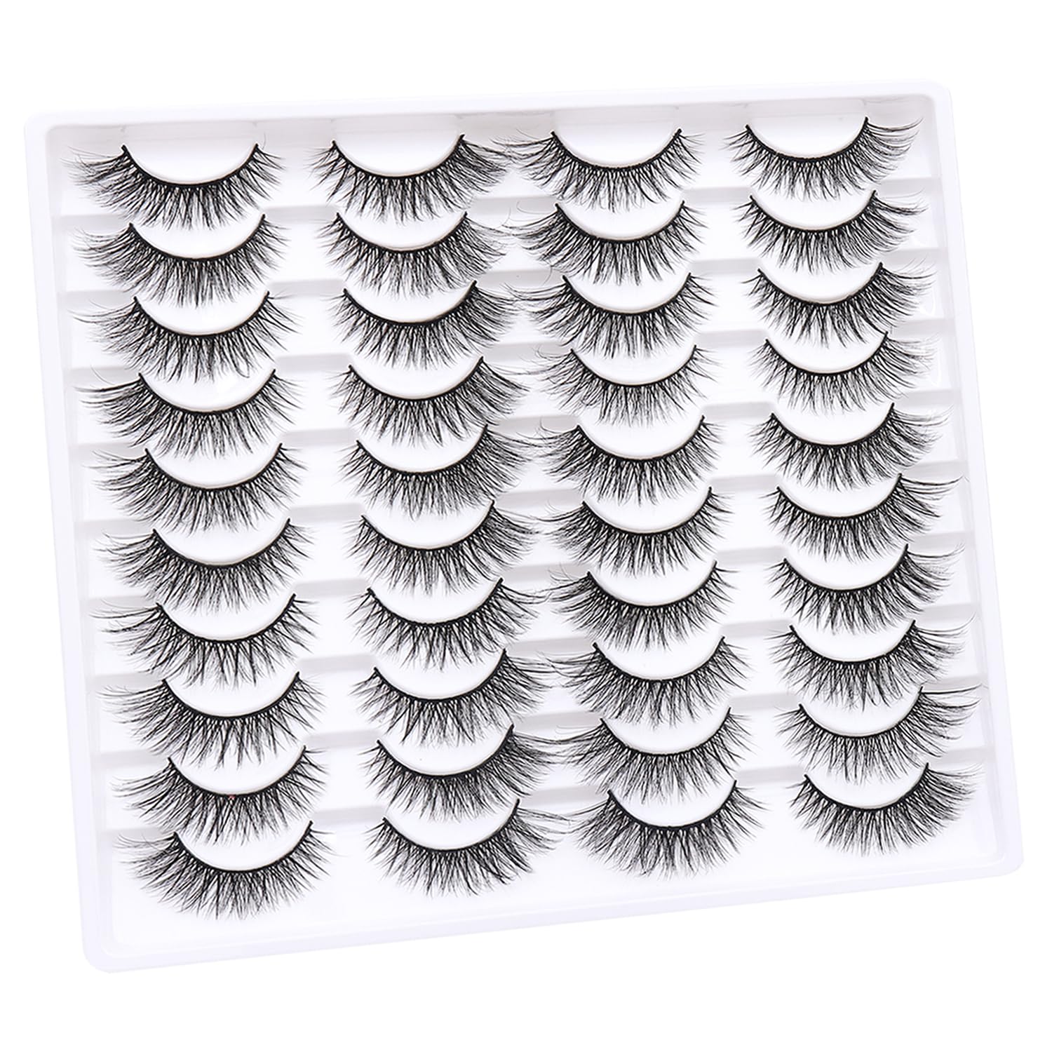 Azenlo easy-apply lashes with a 1mm band for beginners