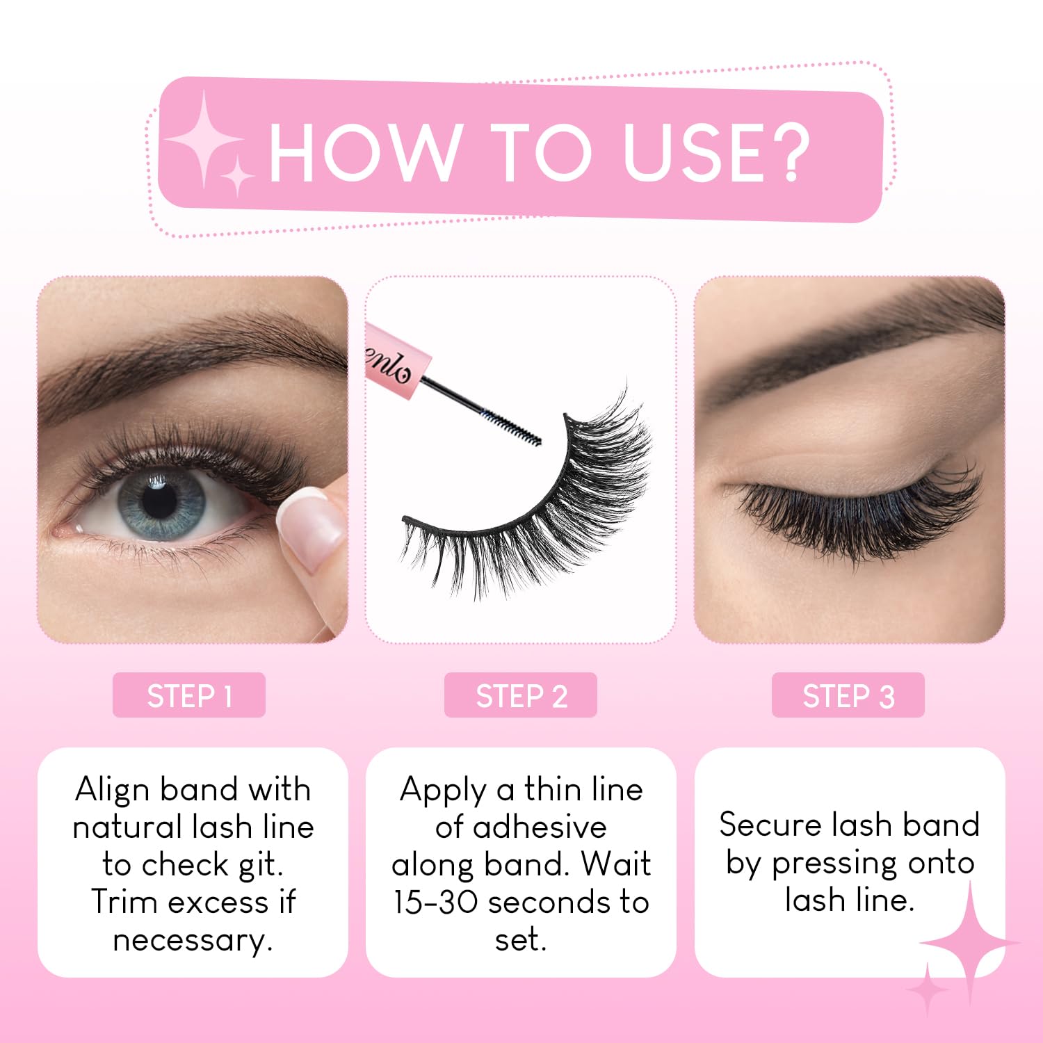 Azenlo hypoallergenic fibers and soft band for sensitive eyes