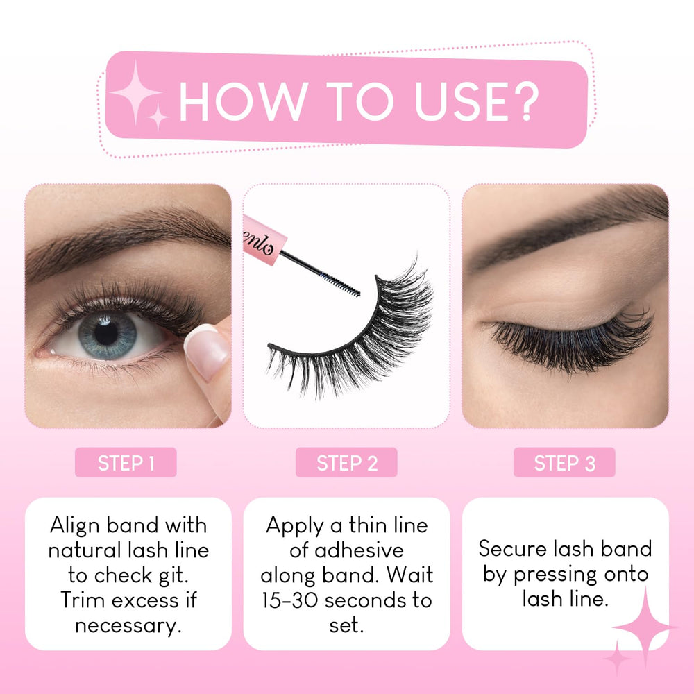 Azenlo hypoallergenic fibers and soft band for sensitive eyes