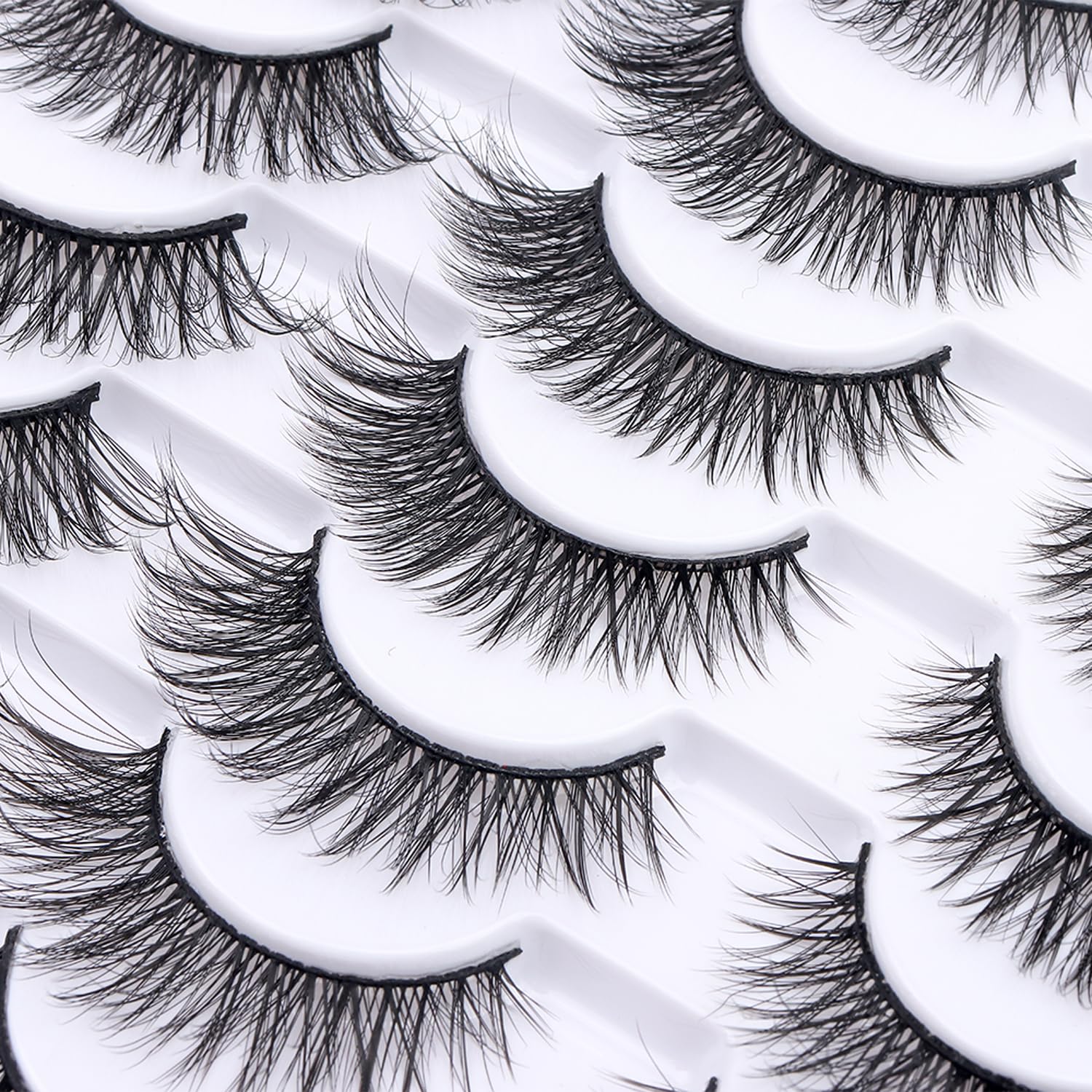 Azenlo wide-eye effect 10-18mm lashes for bold looks