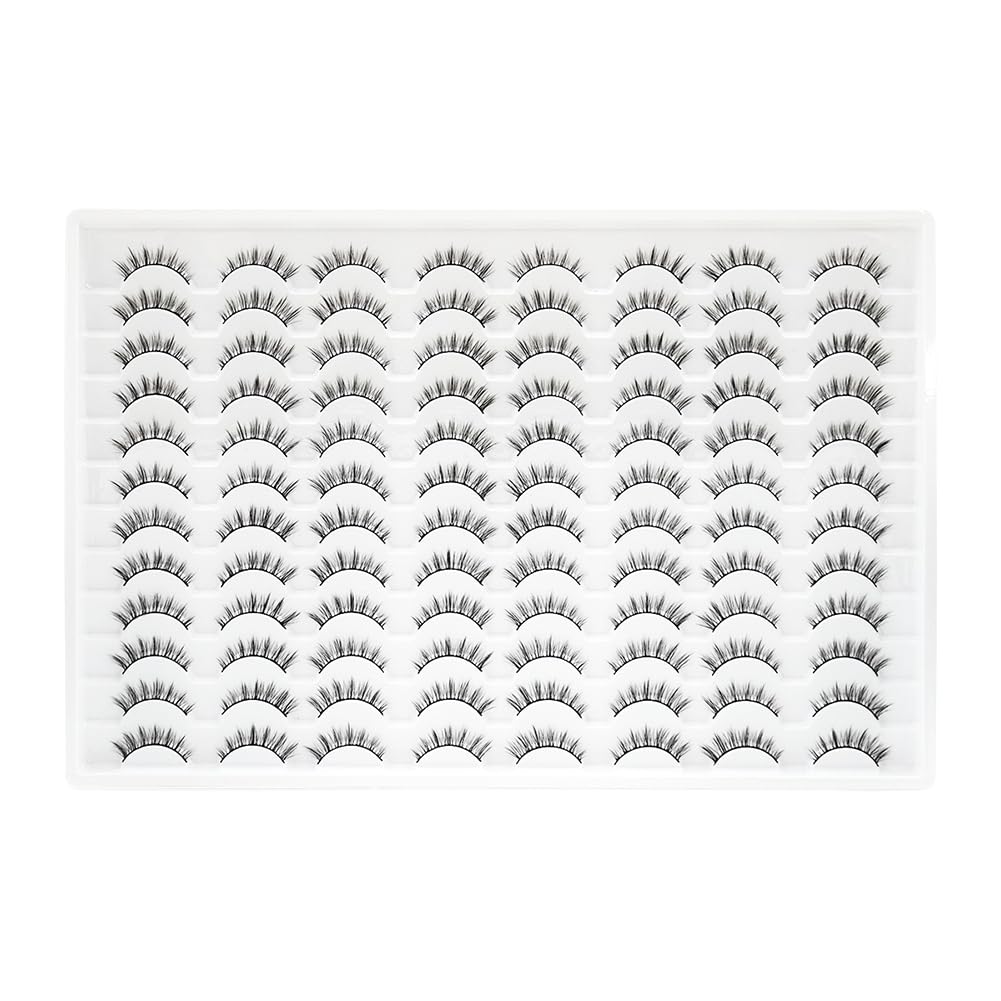 Azenlo lashes pack delivers long-lasting wear with durable faux mink fibers.