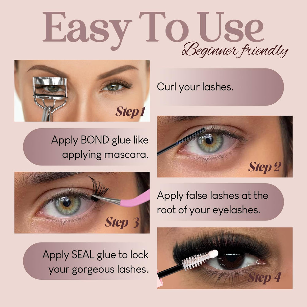 Azenlo reusable false lashes pack supports multiple reapplications.