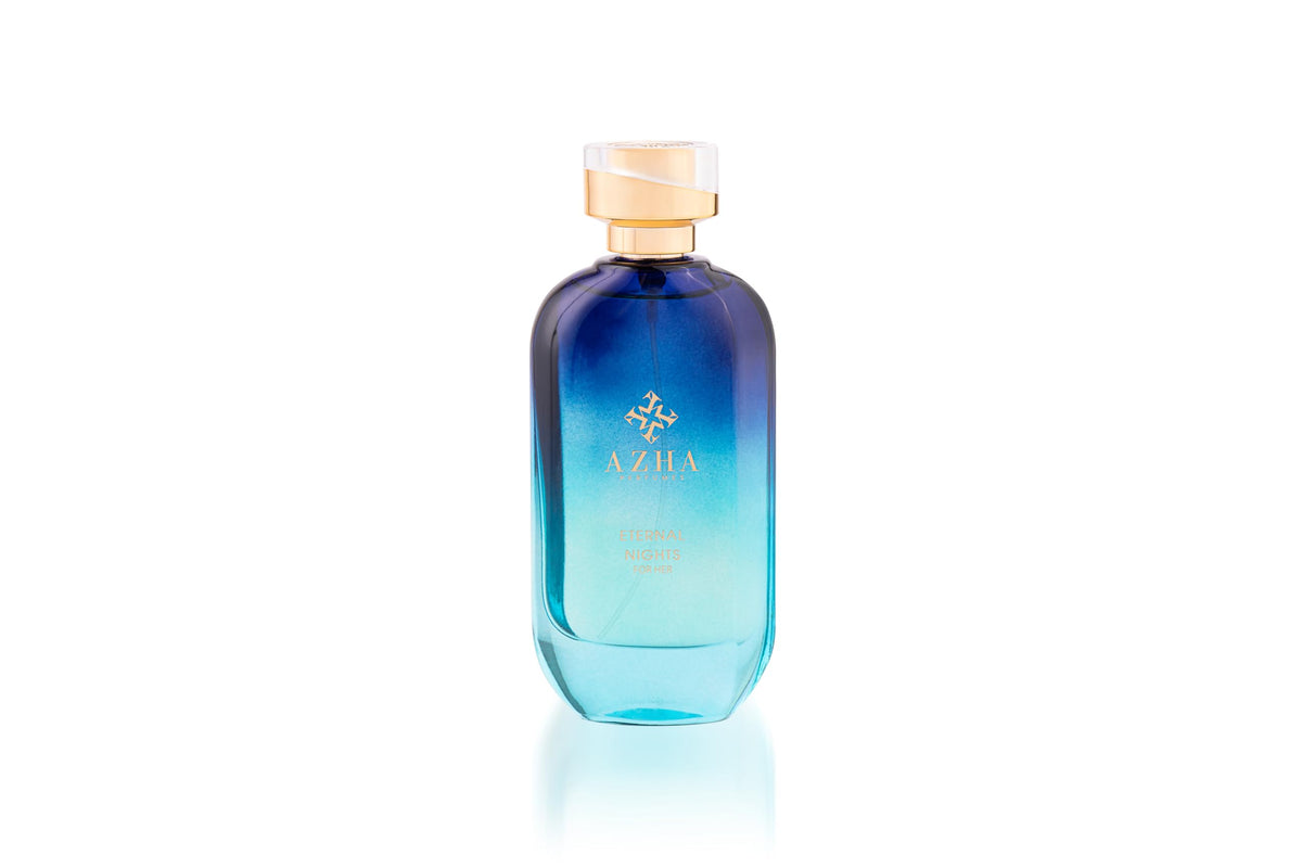 Azha Perfumes Eternal Nights EDP bottle shown for premium evening fragrance