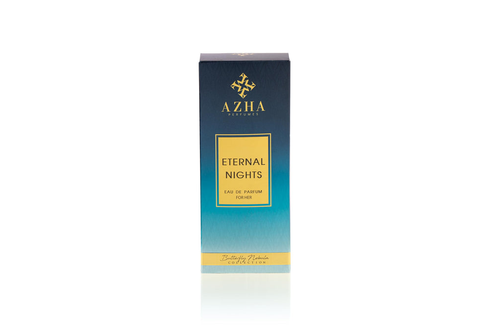 Azha Perfumes Eternal Nights EDP gift-ready bottle and packaging
