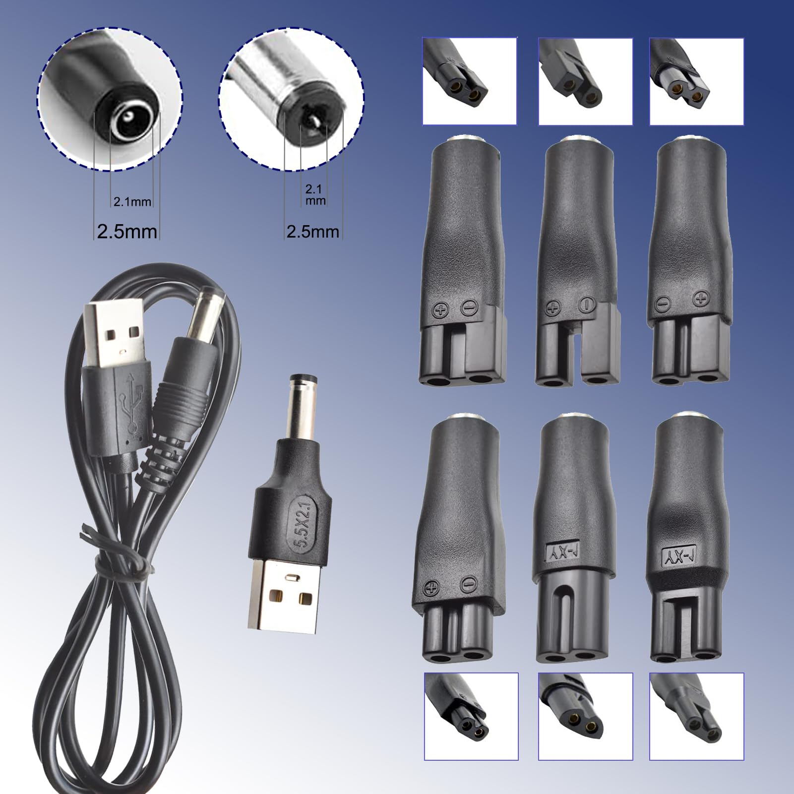 AZJCKEW copper conductors highlight safe, stable charging for grooming devices.