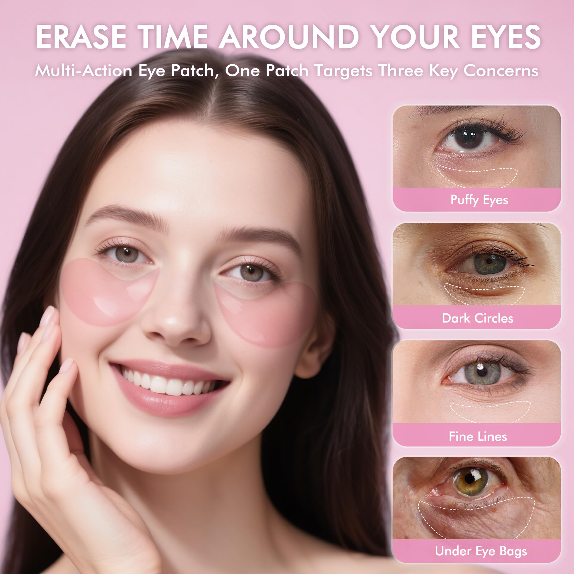 AzLucaky niacinamide-infused patches help smooth and brighten under-eye texture.