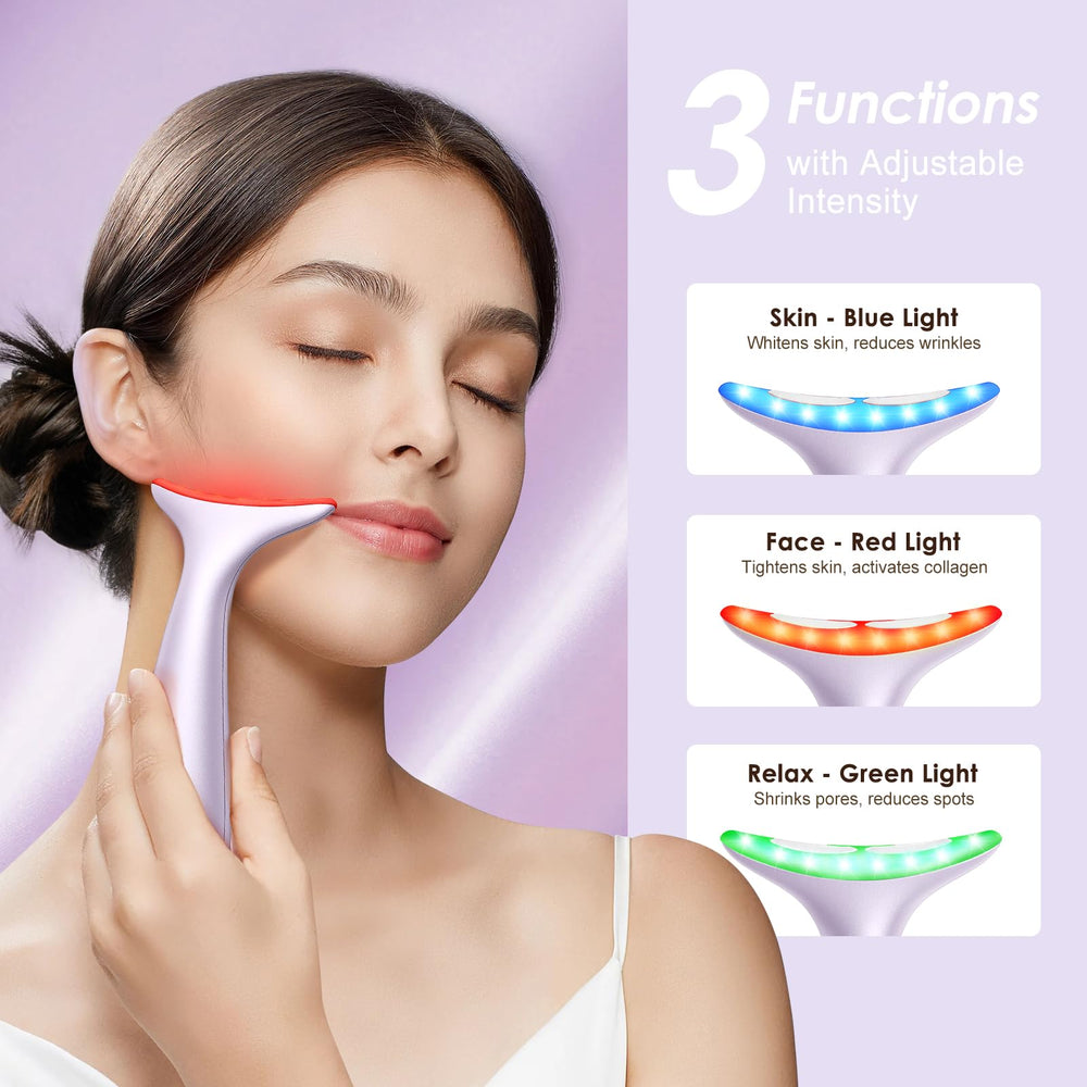 AZMAVO arc head glides smoothly for precise face and neck contouring.
