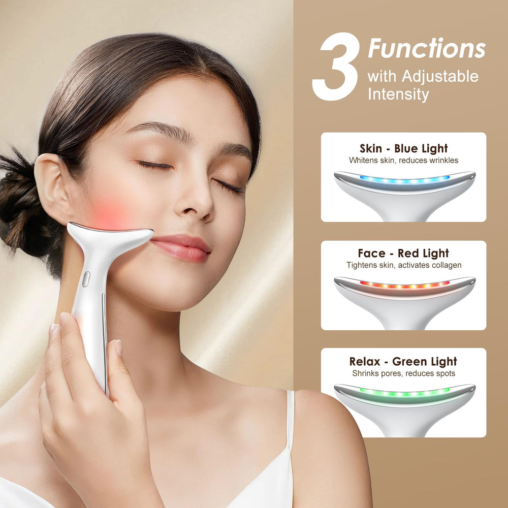 AZMAVO replaceable eye head enabling precise eye-area care and soothing massage.