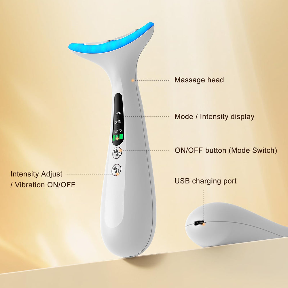 AZMAVO massager shown in a compact travel setup
