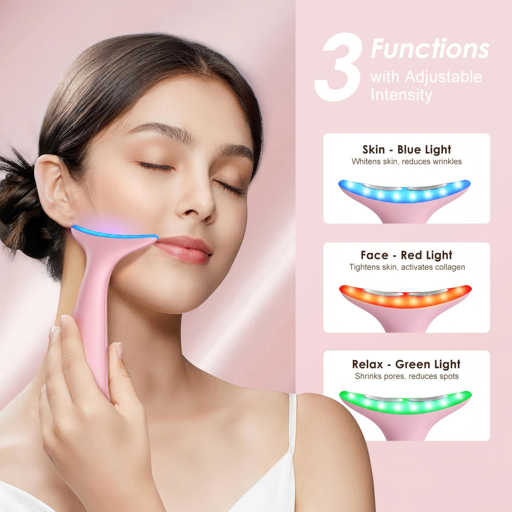 AZMAVO Sugar Pink arc massage head close-up for contouring.