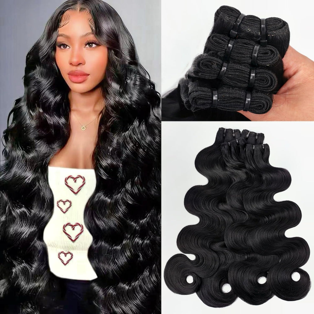 AZONA body-wave 18-inch bundle with natural shine for daily styling.