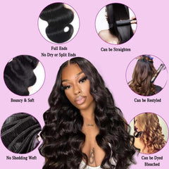 AZONA 24-inch body-wave bundle adds dramatic length and movement.
