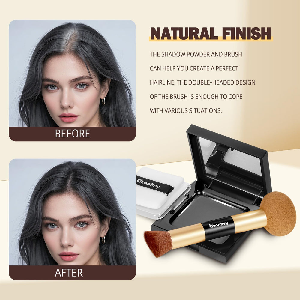 Azonbey Gray Root Concealer blends with existing color.